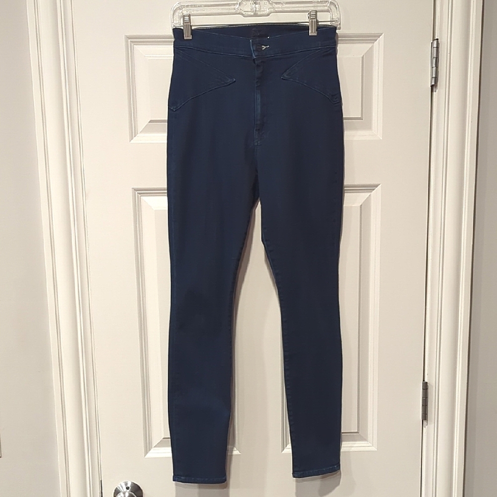 MOTHER Women's Deep Blue Skinny Jeans: Size 26, Like New!